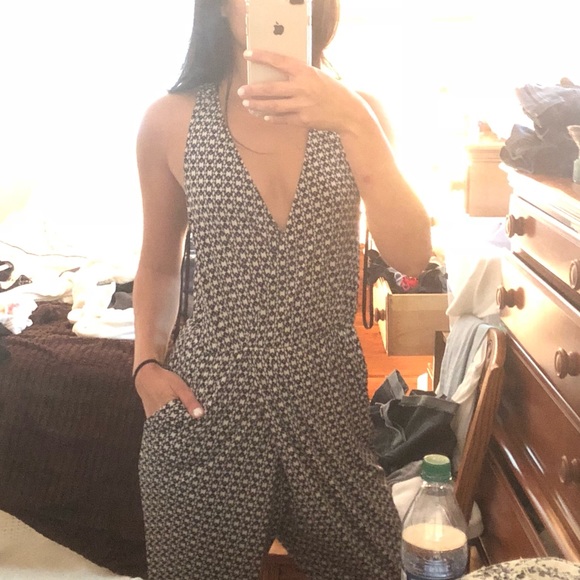 BNWT BCBGeneration Black Combo Pants Romper XS - Picture 2 of 6